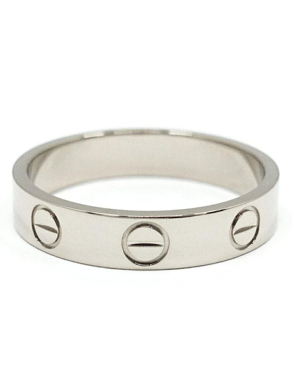 Cartier 18k White Gold Love Ring SM Small